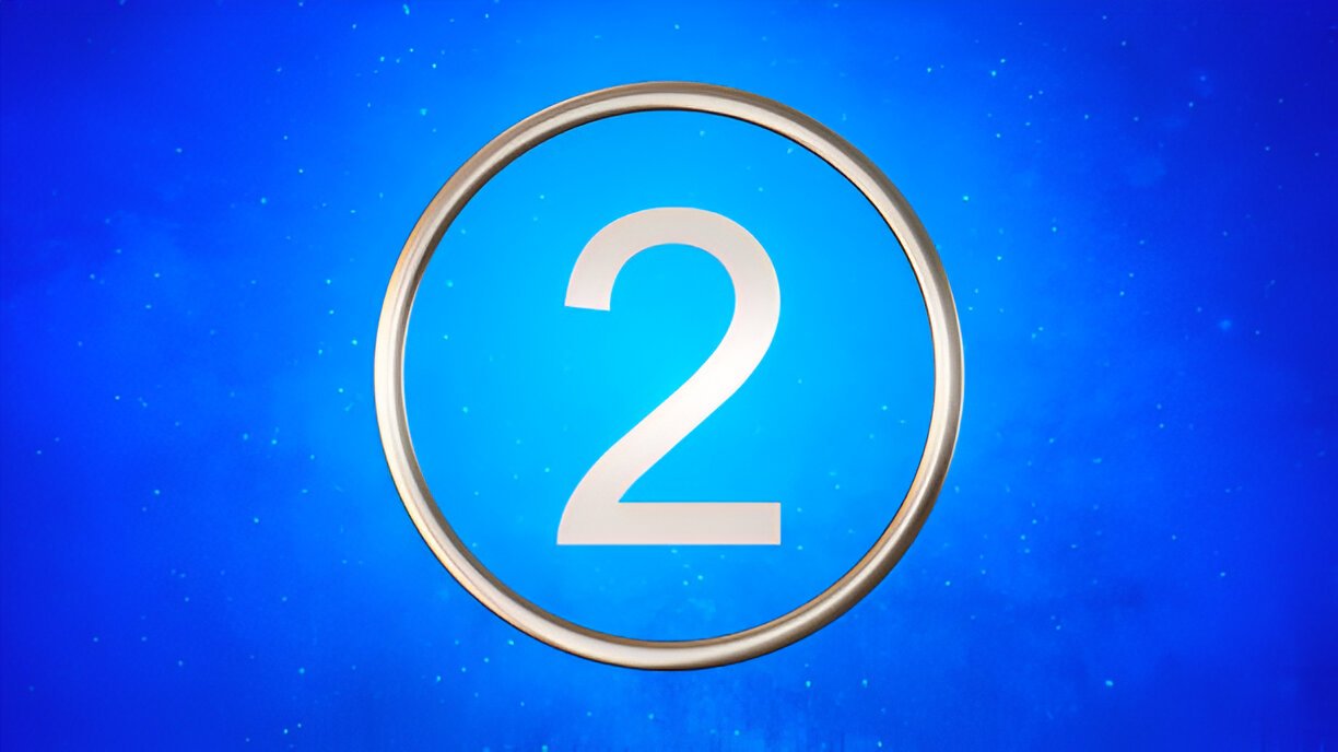 Numerology Number 2 meaning symbol with calm, peaceful, and emotional energy traits.