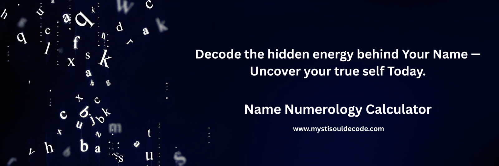 free Name Numerology Calculator