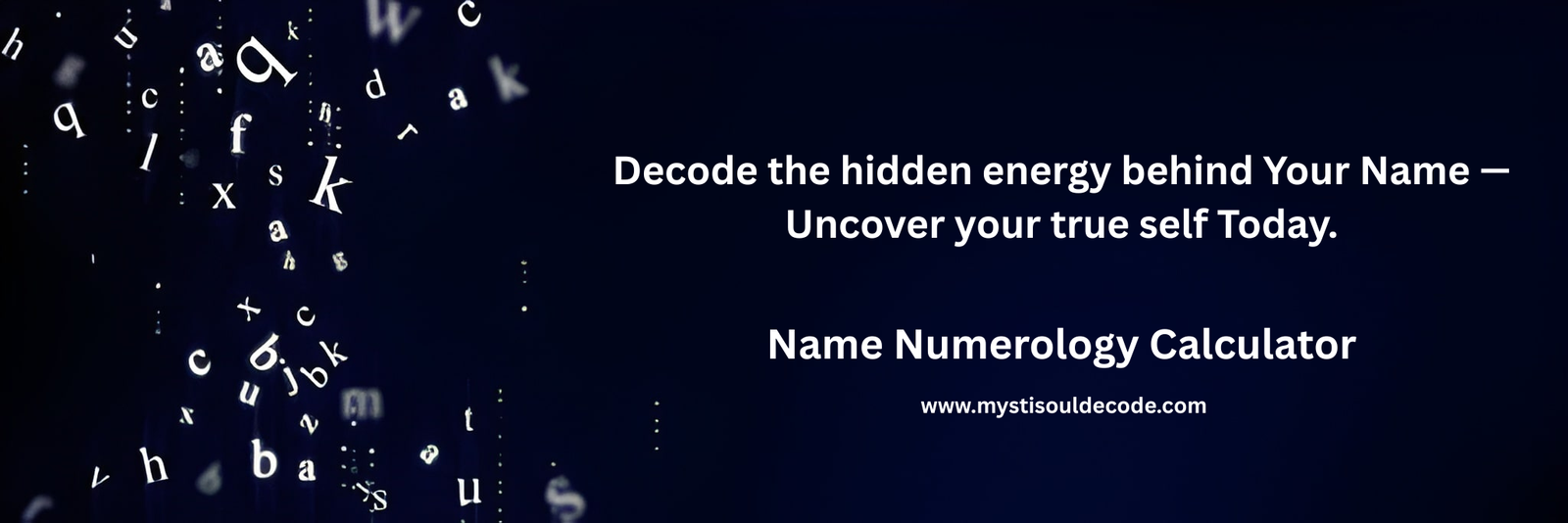 free Name Numerology Calculator