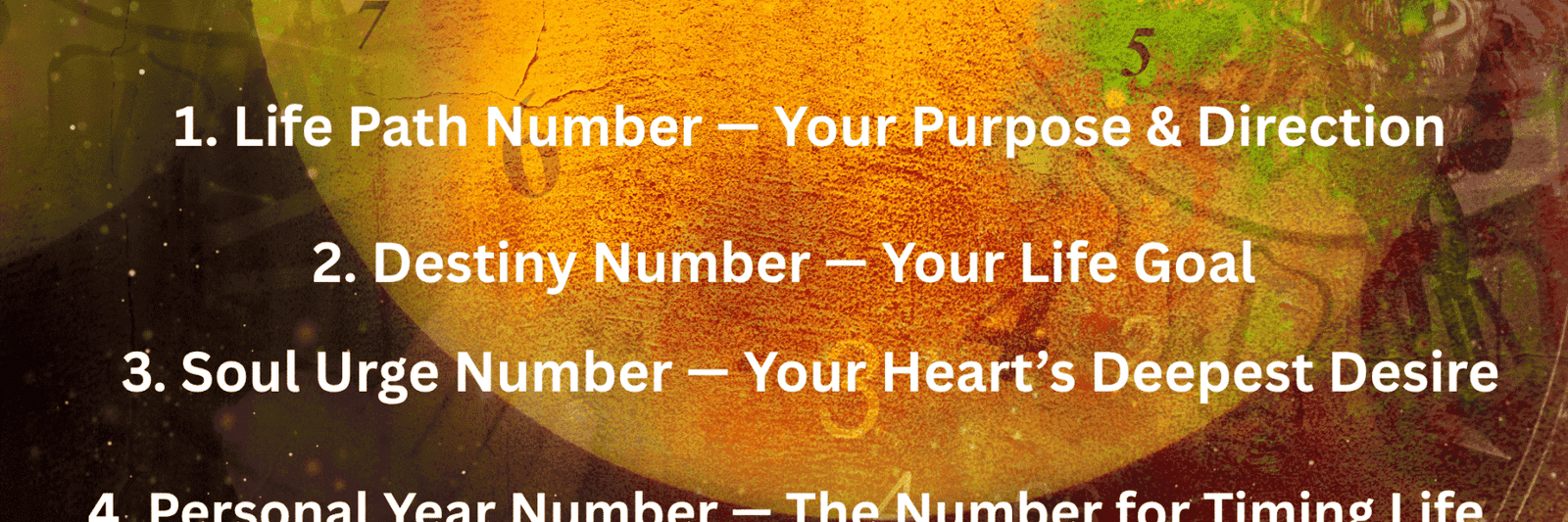 The Core Numbers That Shape Your Life